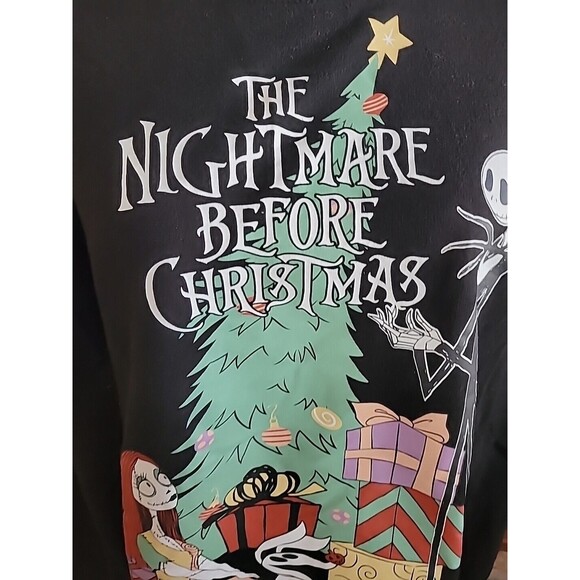 The Nightmare Before Christmas Sweatshirt Size 3X (21) XXXL Disney Tim Burton's - Picture 2 of 9